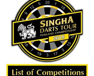 List of Competitions Singha Darts Tour Thailand Championship 2019