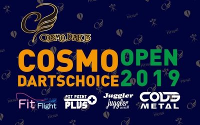 เชิญเข้าร่วมแข่งขัน  Cosmo Dartschoice Open 2019   21-22กันยายน 2562