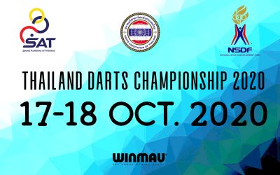 Announce for THAILAND DARTS CHAMPIONSHIP 2020 on 17-18 Oct.2020